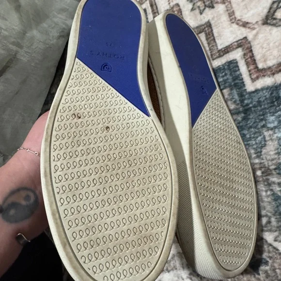 Rothy’s tan brown high top slide in washable sneaker - Picture 7 of 7